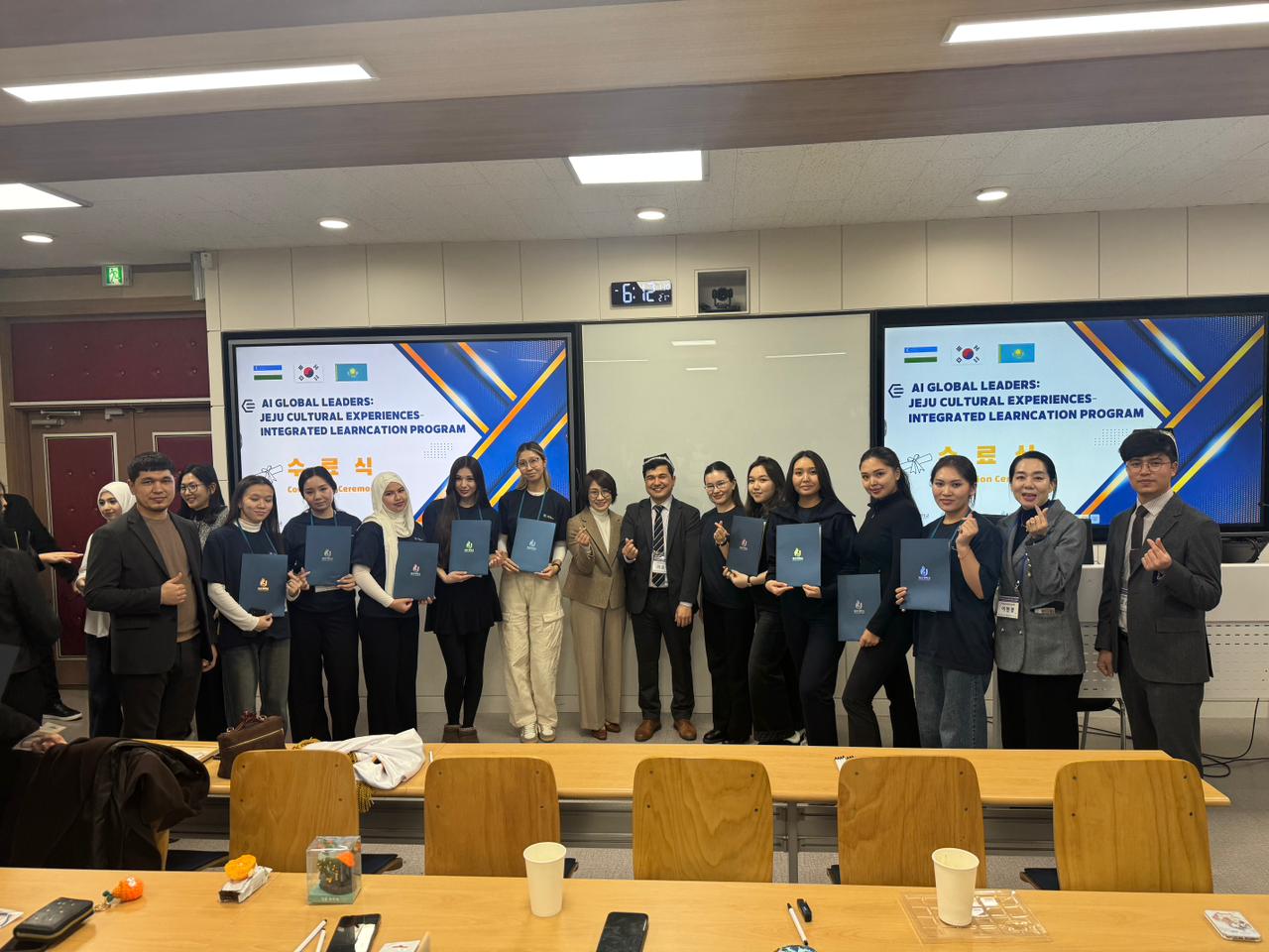 Al-Farabi KazNU Students Participate in the Jeju NextGen AI Future Leaders Camp at Jeju University